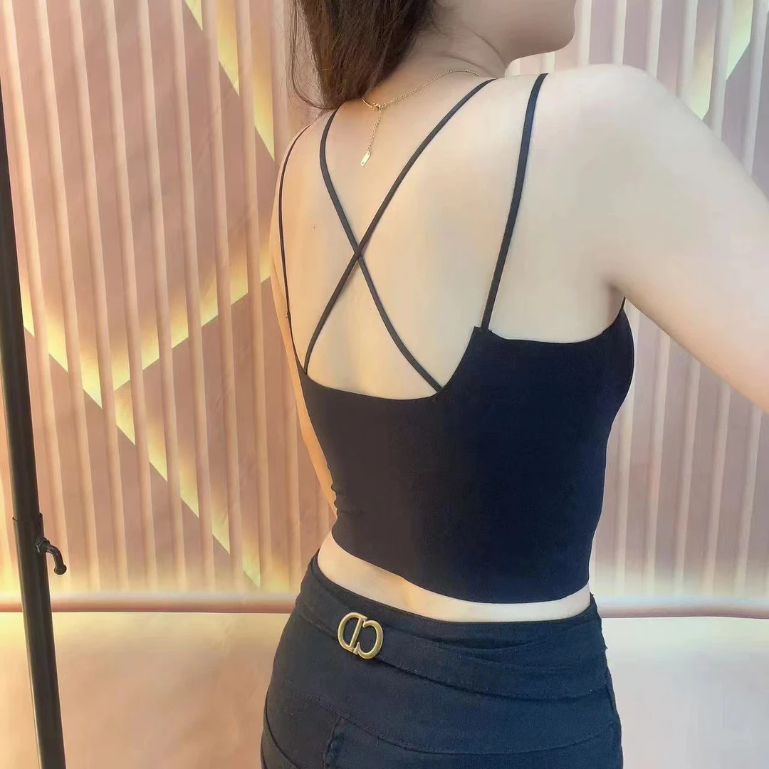 冰丝中长款983 吊带美背 可单穿 厚薄可选