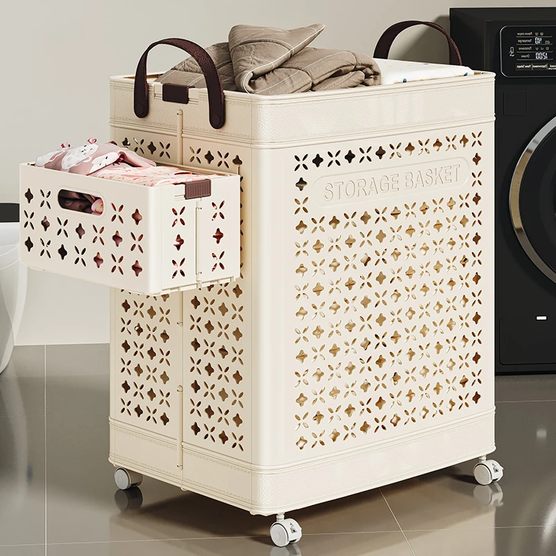 特大容量可折叠家用脏衣筐卫生间浴室脏衣篮洗衣篓收纳筐2024新款
