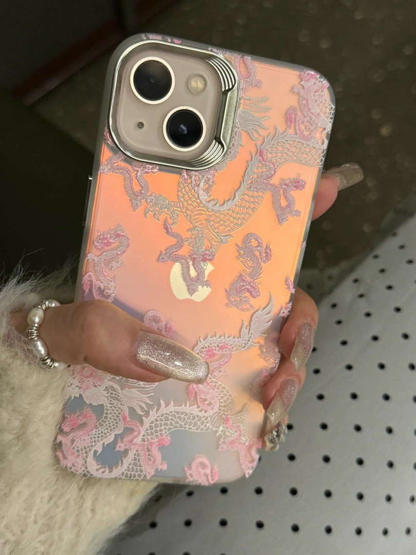 中国风文艺龙年适用苹果15pro手机壳iphone13女12pm软11/14