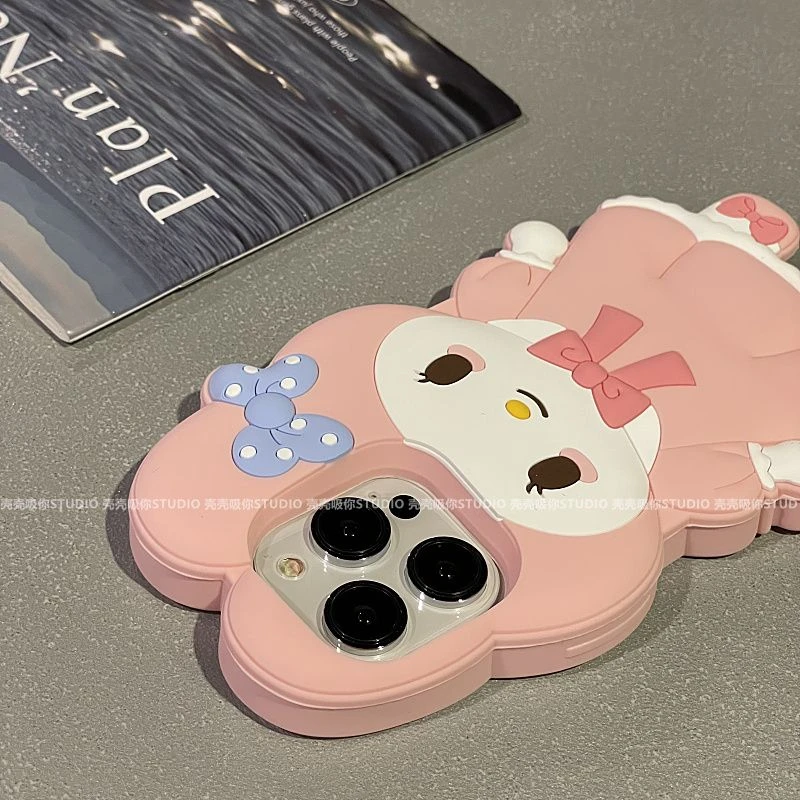 立体美少女美乐蒂适用iPhone15promax苹果14手机壳13硅胶12/11软