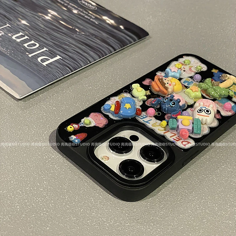 滴胶玩具总动员适用苹果13手机壳iPhone14promax亚克力11/12立体