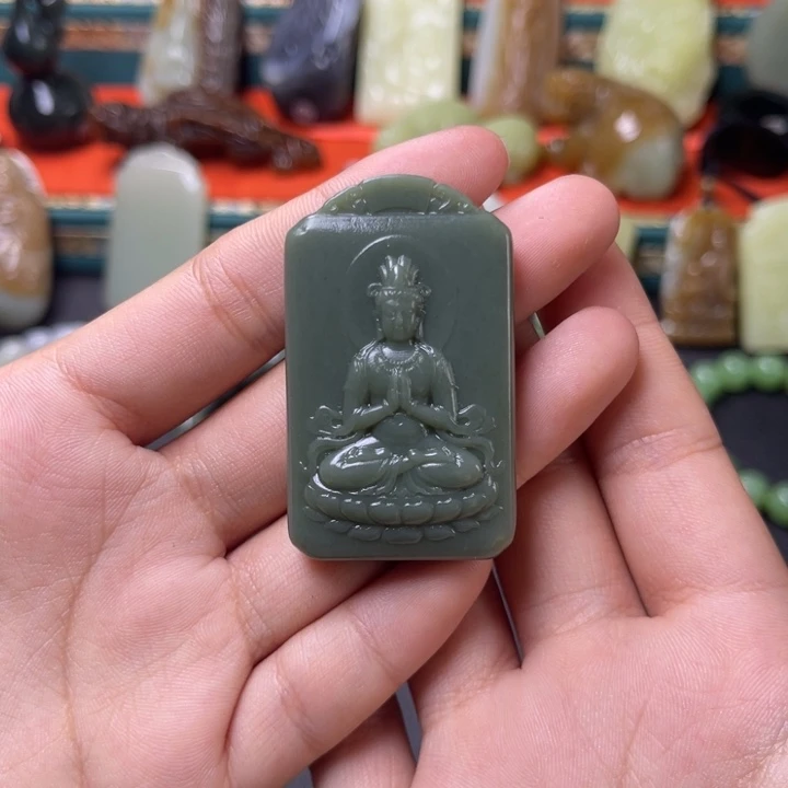 和田玉挂件未镶嵌