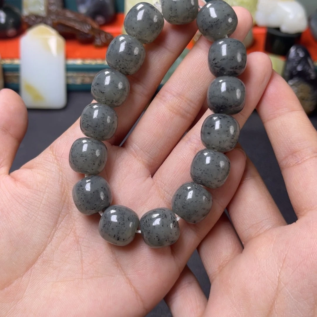 和田玉手串未镶嵌