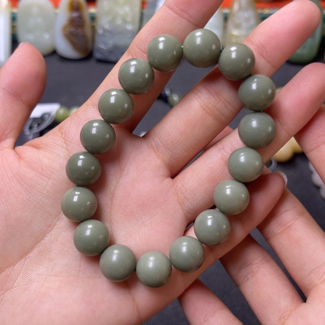 和田玉手串未镶嵌