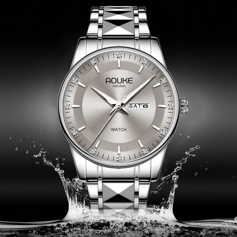 经典幻影灰系列男士手表防水夜光男士全自动机械手表