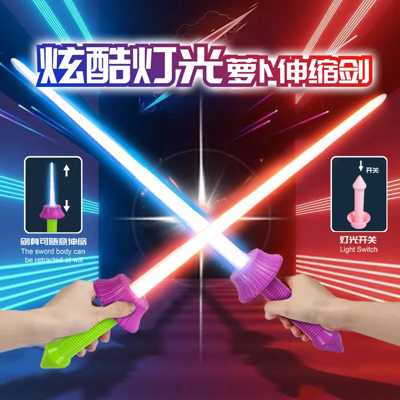 3D打印伸缩武士剑儿童螺旋重力伸缩刀玩具网红黑武士甩箭男孩玩具