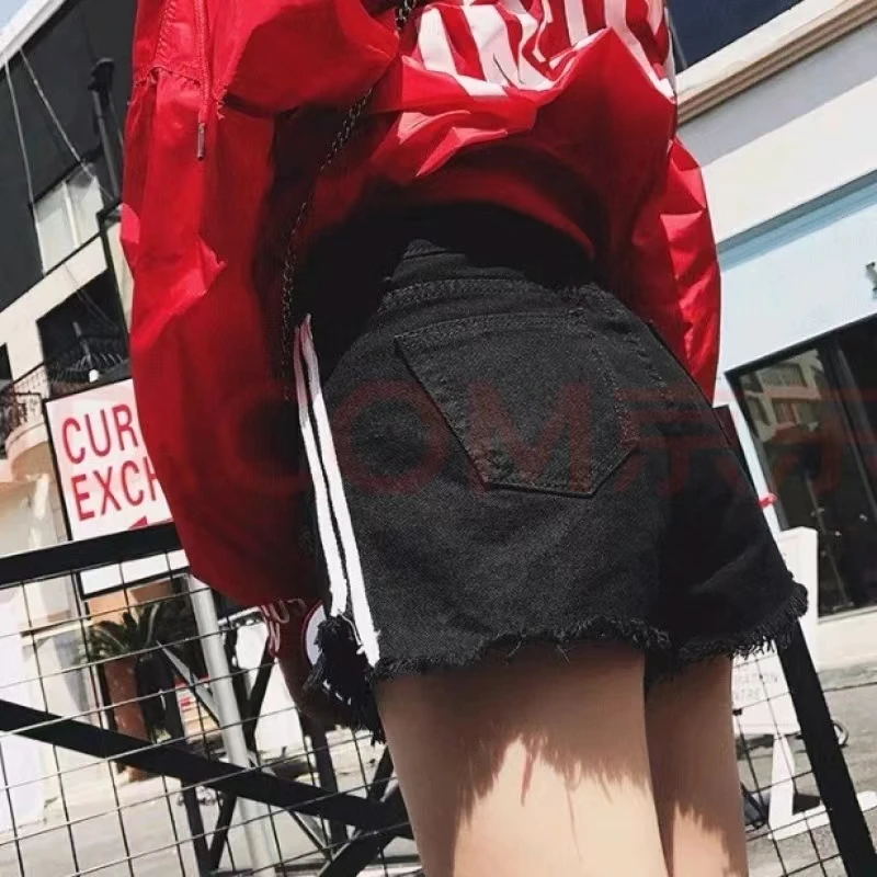 【福利】孕妇装外穿夏季直筒阔腿牛仔短裤子外穿薄款牛仔短裤