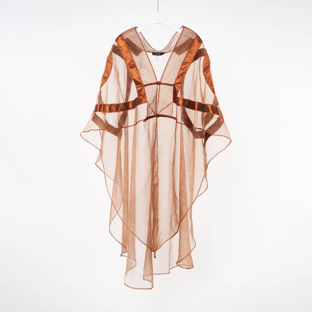 RFY23259咖啡色/橙色  外披风衣259