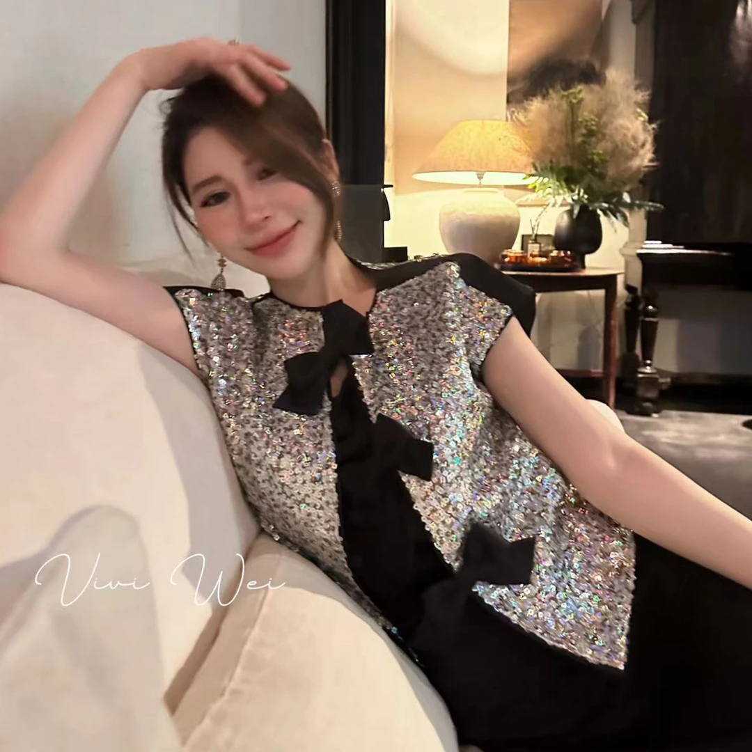 【DevillRiich】民国千金亮片小众外套