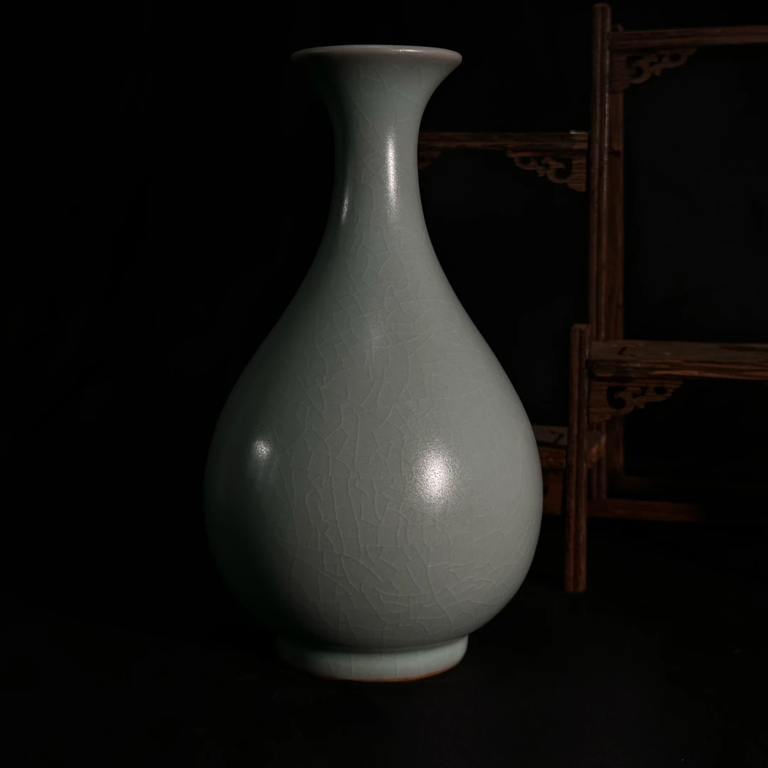 汝瓷汝瓷汝窑原矿仿古釉玉壶春