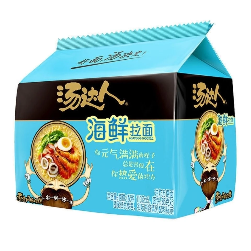 【昱姐专属】汤达人海鲜拉面五合一113g一大包