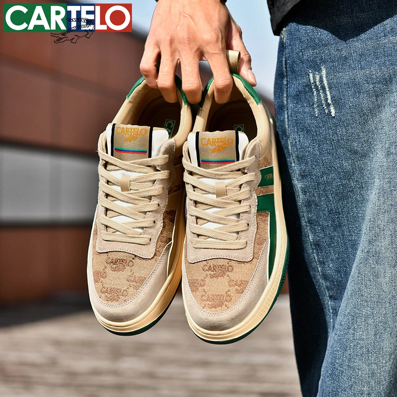 卡帝乐鳄鱼男鞋2024新款运动鞋春季潮鞋子帆布板鞋春秋款休闲鞋男
