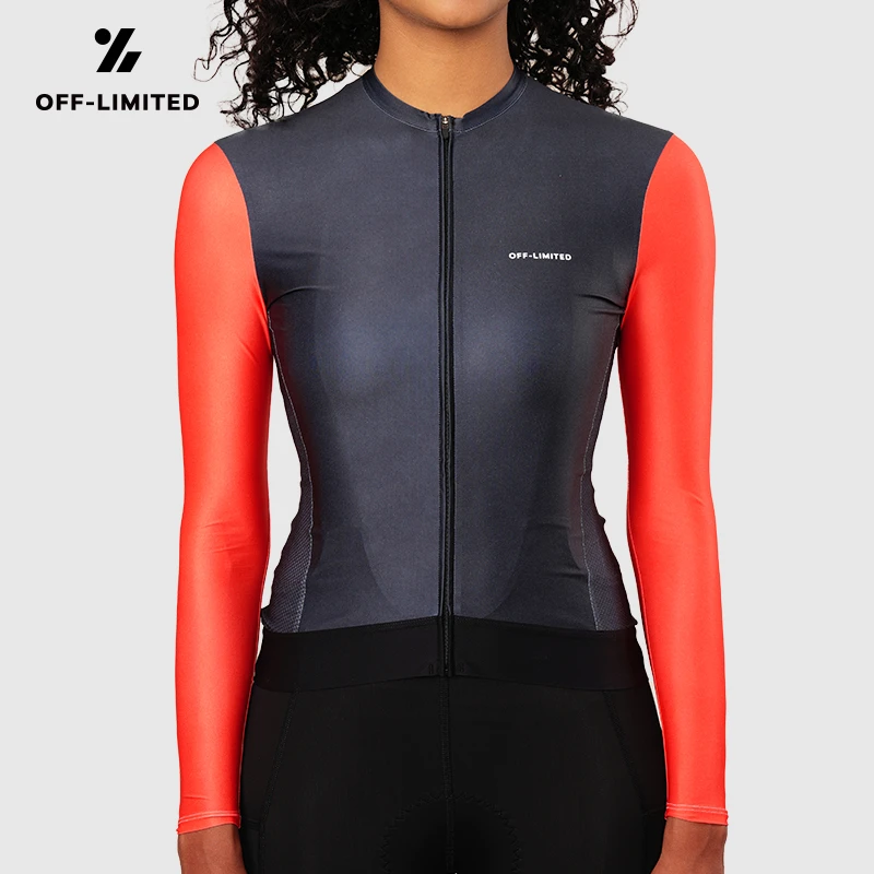 OFF-LIMITED勿定义春夏薄款公路自行车速干透气骑行服女长袖上衣