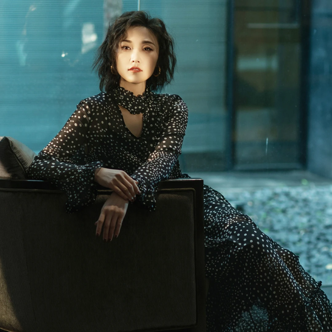 AMASS/阿玛施【设计师代表作】长款雪纺连衣裙 5500252