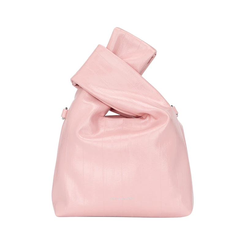 OMI/欧米2024夏季新款韩系垃圾袋手提包休闲百搭小众设计斜挎包