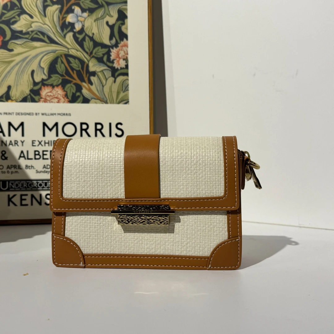 OMI/欧米简约单肩斜跨链条包