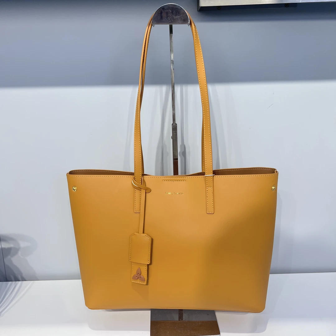 OMI欧米2024新款单肩托特包简约时尚百搭大容量手提包女士