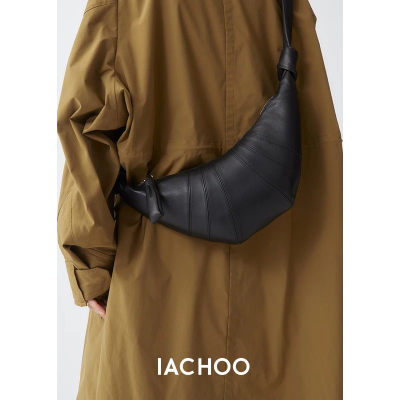 IACHOO l【直播】小号牛角包羊皮 可颂包饺子包真皮3431561001