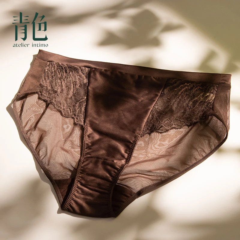 atelier intimo/青色【烟花低腰底裤】薄款舒适无痕透气内裤