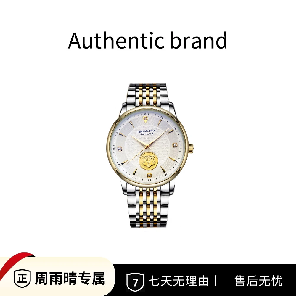 【雨晴专属】虎跃九州高端机械表新款奢华经典商务男表TMX8320琥珀
