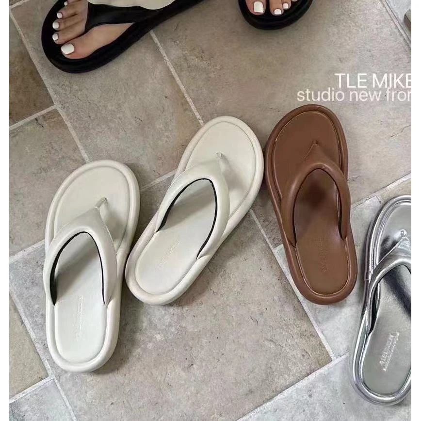 法式晚风拖鞋女夏季新款配裙子仙女风凉拖夹脚拖鞋322-1