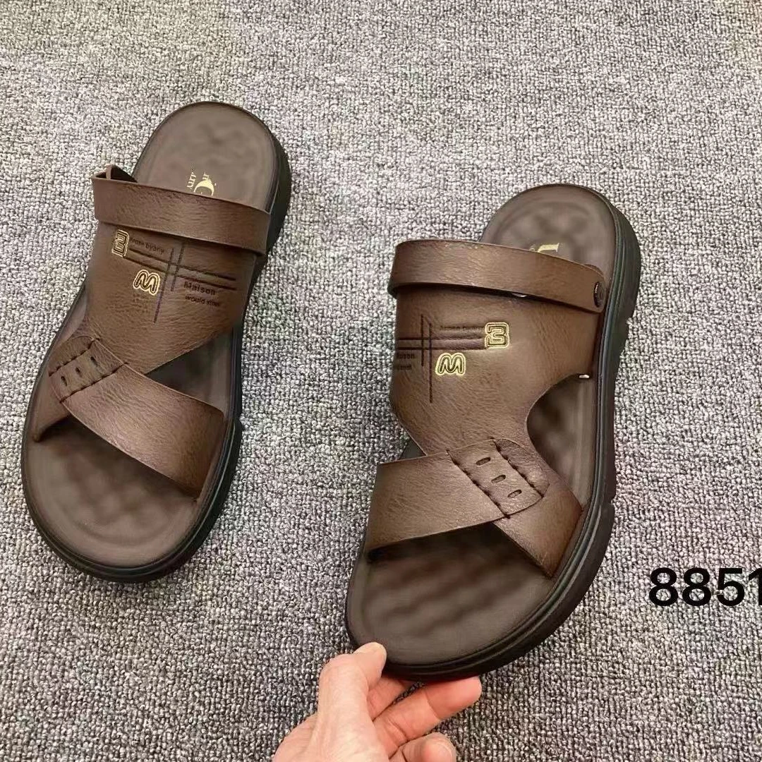 男鞋罗马凉鞋夏季新款高级感法式厚底网红超火海边沙滩鞋8851