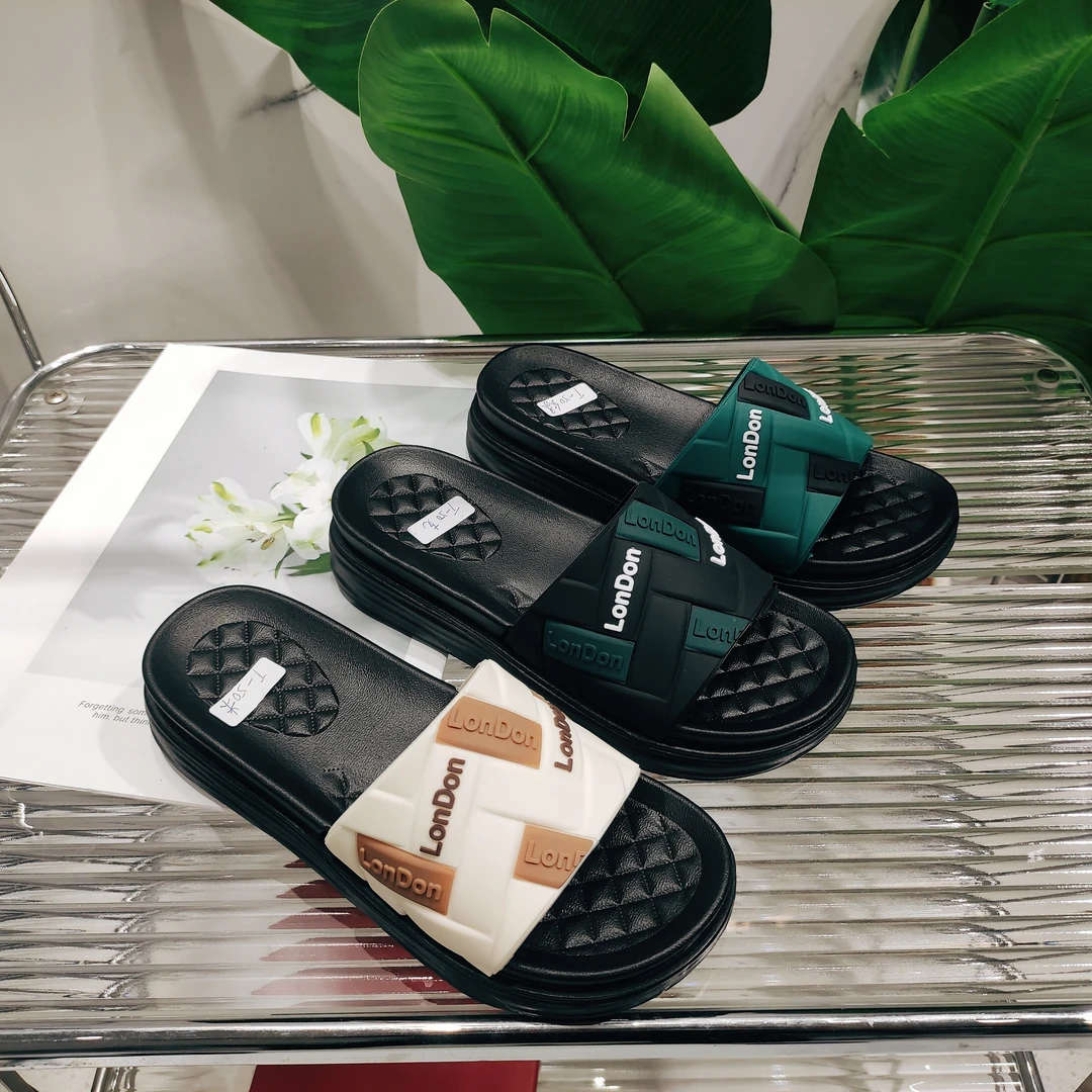 夏季ins网红风厚底踩屎感外穿水洗拖鞋T-50(水洗拖)