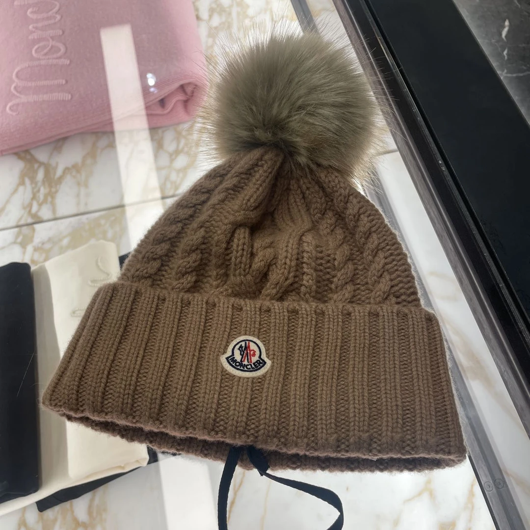 全新未使用 MONCLER 盟可睐蒙口/GG/BERRETTO 2024秋冬保暖针织帽