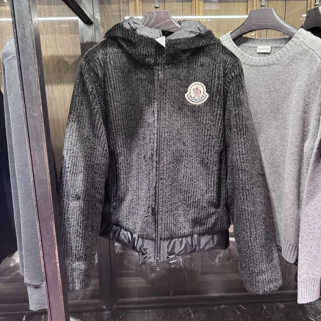 全新未使用 MONCLER 盟可睐/GG/Tejat男士泰迪天鹅绒双面羽绒服