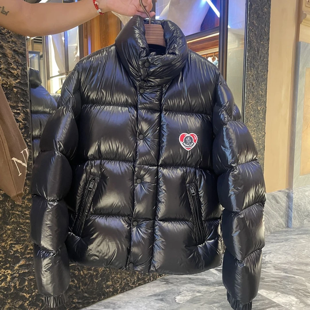 全新未使用 MONCLER 盟可睐蒙口/GG/男士MISAM黑色羽绒服夹克外套