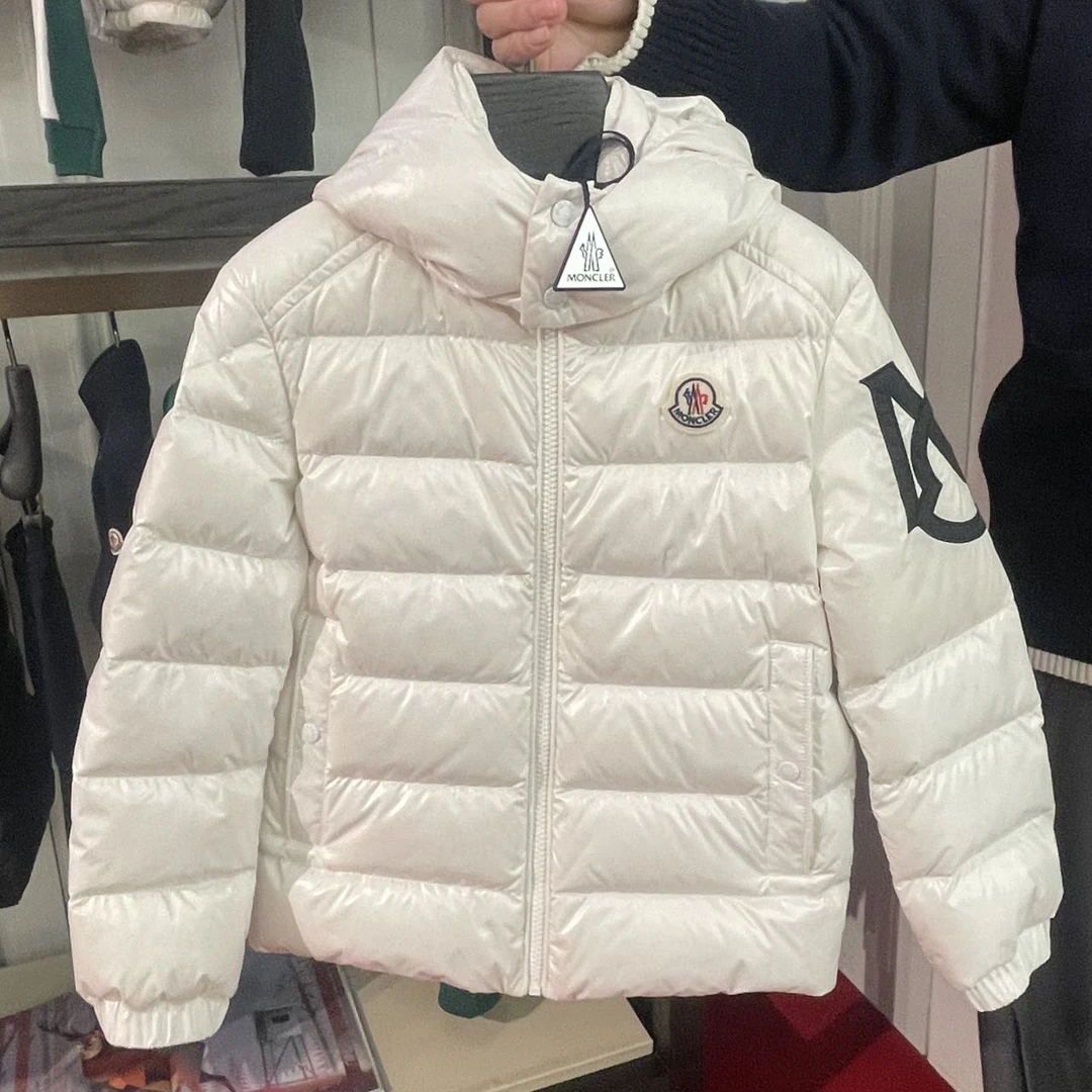 未使用 MONCLER 盟可睐蒙口/GG/10A童装鹅绒羽绒服SAULX 白色
