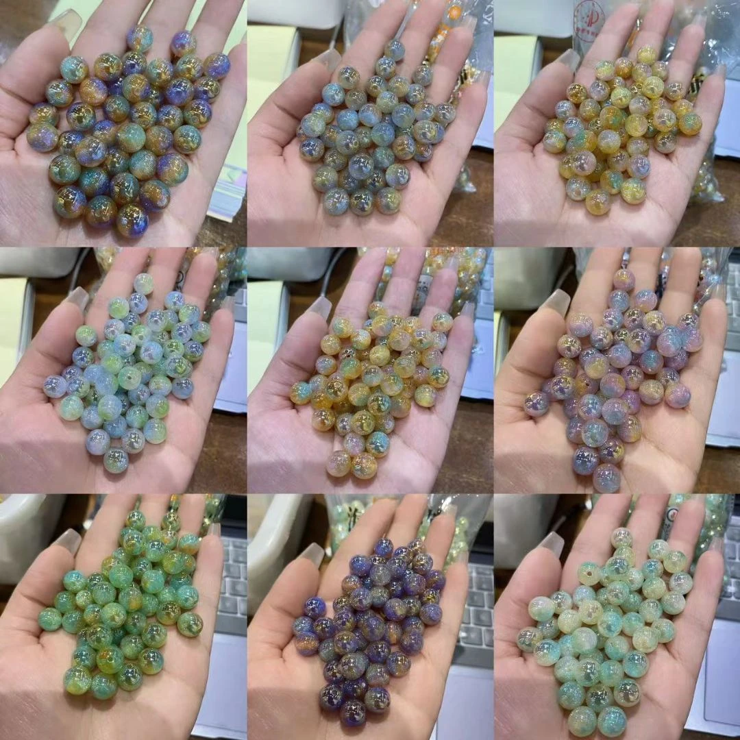 【海家】动 B010人鱼敦煌珠1.5直孔圆珠16MM 手工DIY