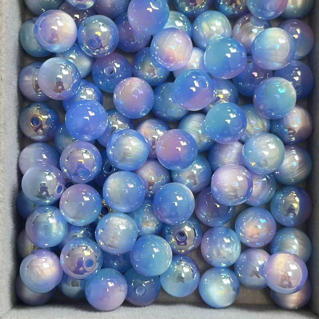 【海家】敦煌珠直孔圆珠10MM 手工diy饰品配件