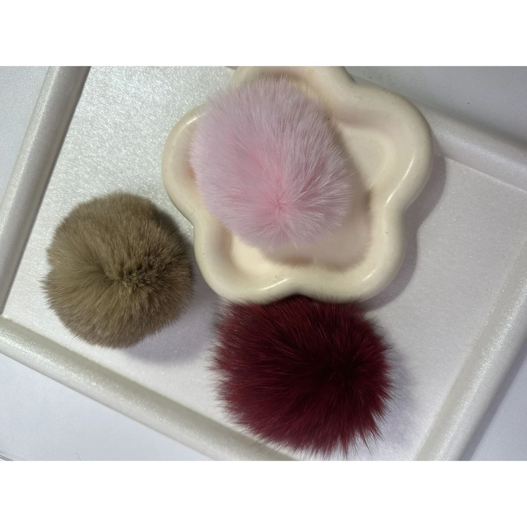 【海家定制】妲己毛球装饰品材料手工diy饰品配件