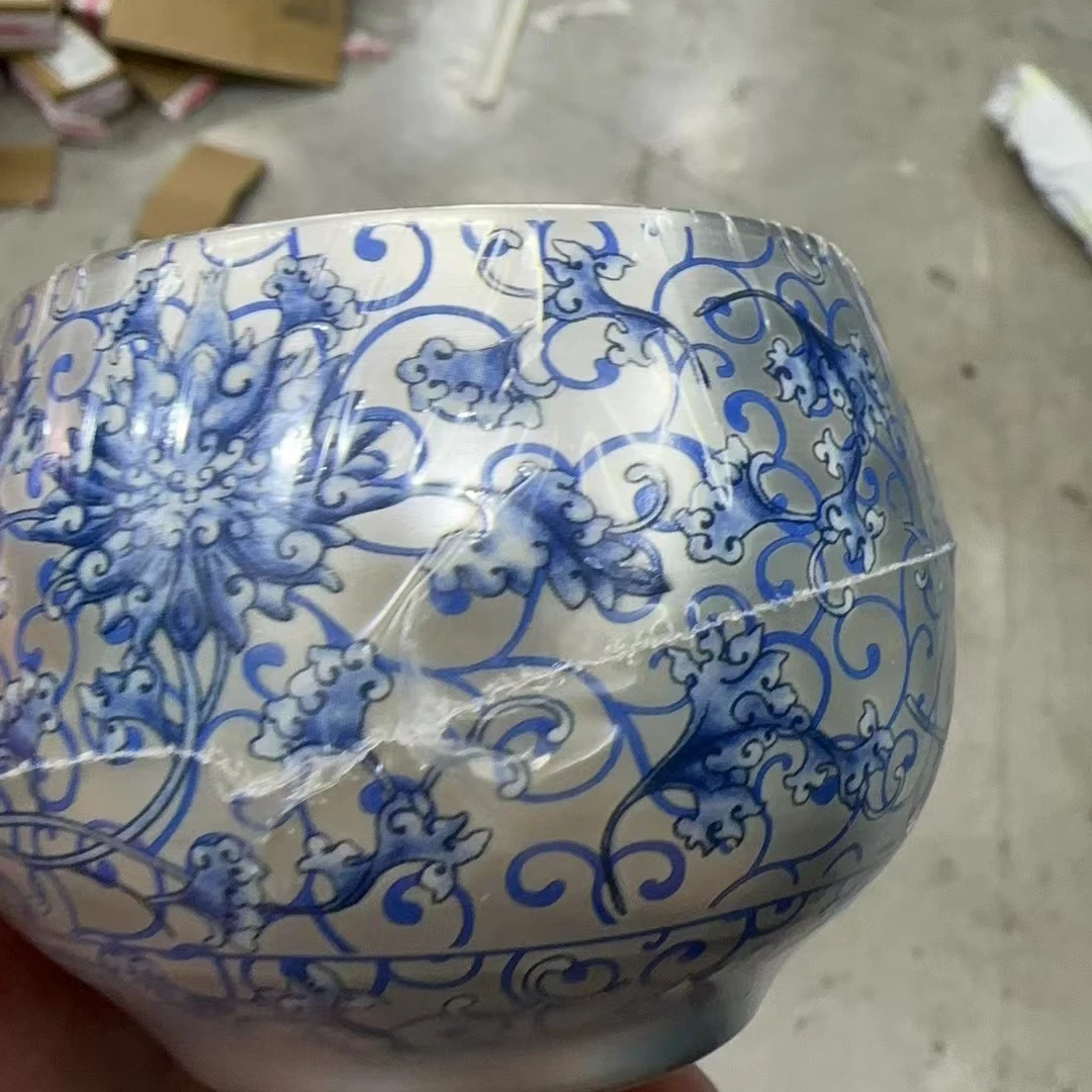 周鸿杰缠枝莲大号银杯