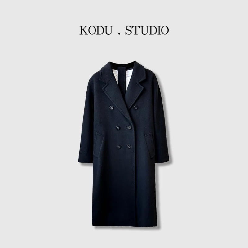 LI【刻度KODU】01-WT2551秋冬韩版大女主纯色净版干练801百搭大衣