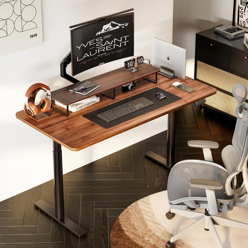 Brateck/北弧智能双电机M1电动升降桌智能家居办公书桌电脑桌