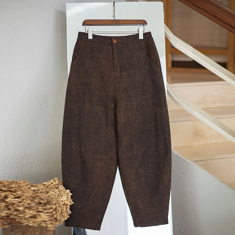 youyuansu/幽元素原创女装休闲高腰宽松棉裤