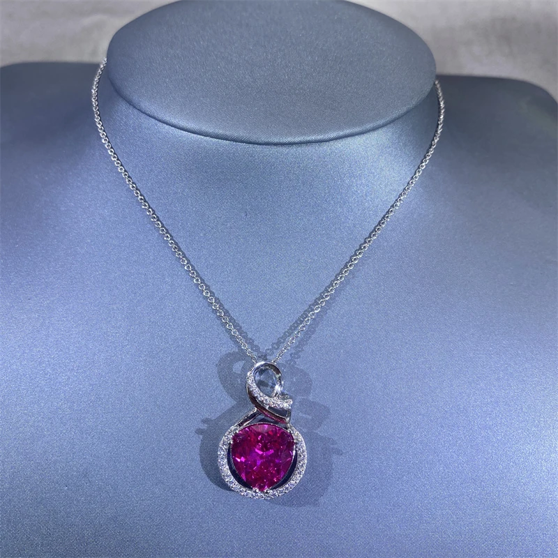 【浪漫花园 真爱热情】红吊坠CZY183679