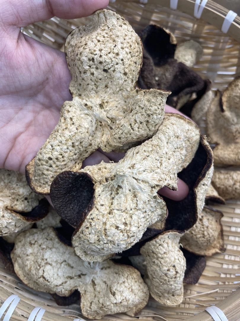 2018年正宗新会陈皮东甲圈枝老树冬后皮整皮