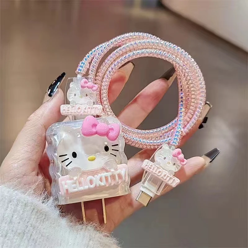 OPPO充电器保护套适用80/100w充电头reno10pro数据线防折断保护绳