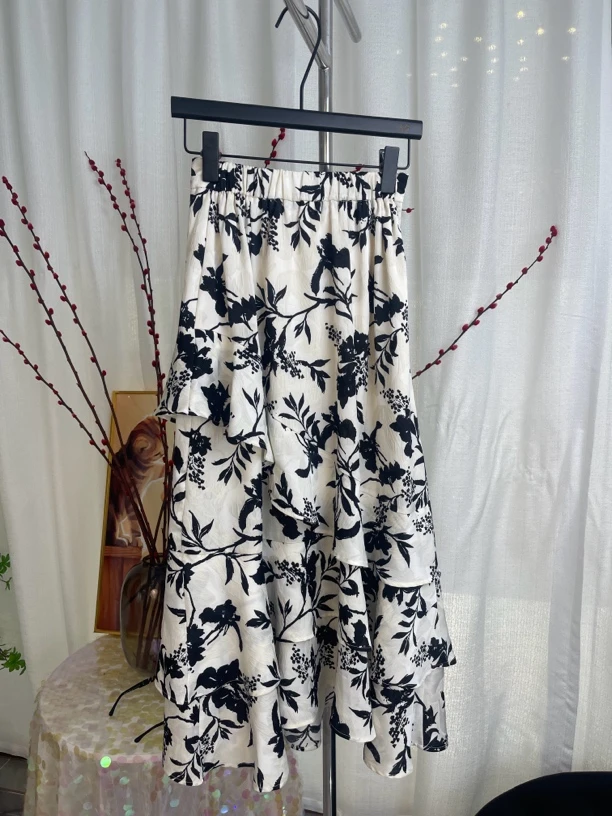 荷叶边半袖裙，气质女神款