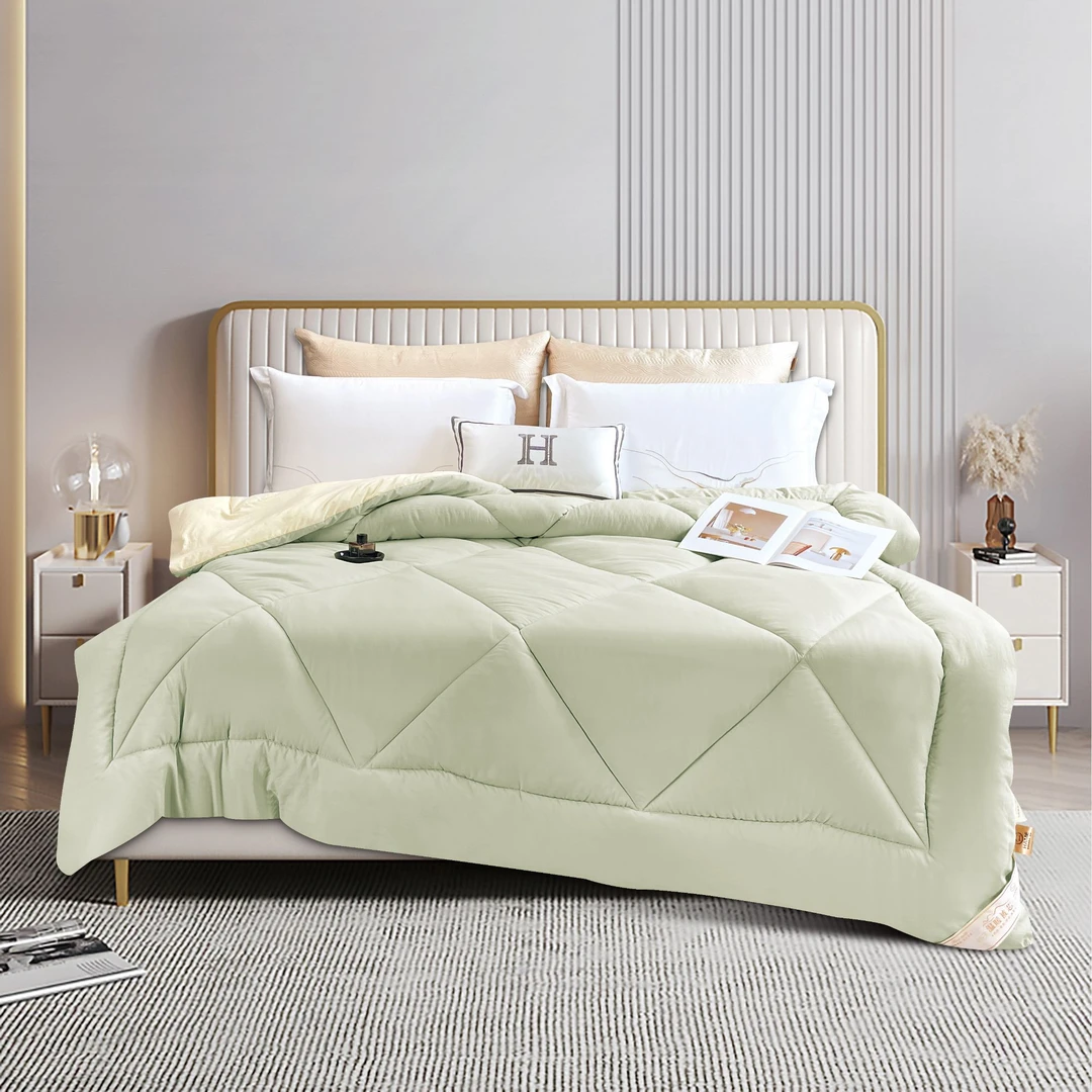 希美豆逗被新款秋冬被四季款保暖被芯舒适家用双人居家好物