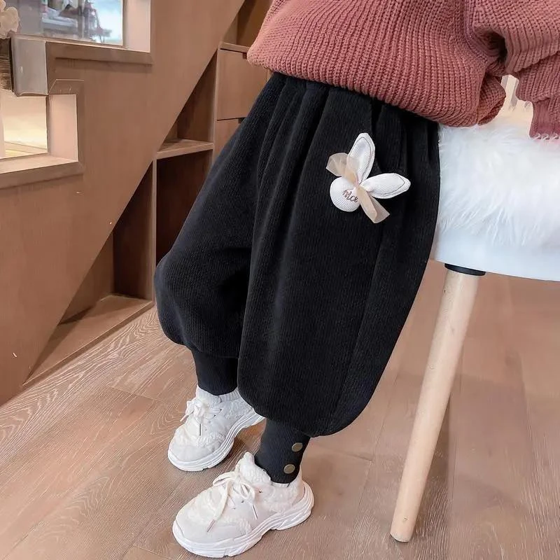 【双旦冬季大促】女童女宝宝加绒裤子秋冬季初冬装小童炸街一体绒