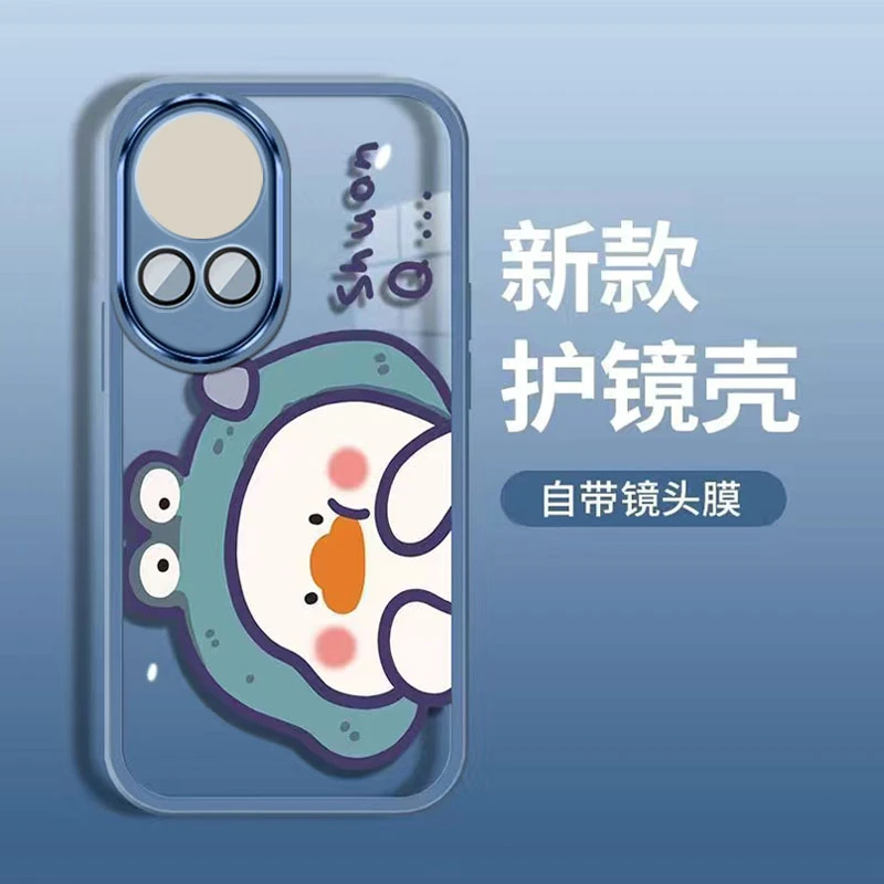 可爱鸭子华为nova12手机壳12pro卡通全包12Ultra防摔透明保护软套
