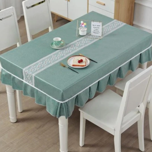 棉麻桌布防水防油防烫免洗茶几套罩长方形餐桌布艺盖布防滑台布