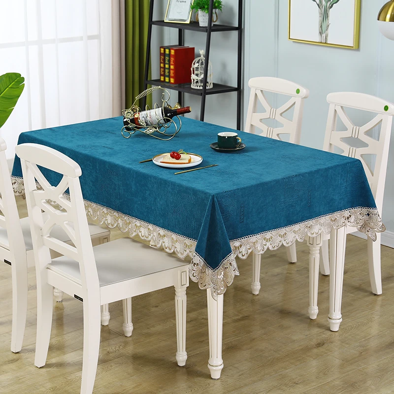 圆桌桌布布艺棉麻素色长方形桌布北欧简约餐厅餐桌布茶几布床头柜