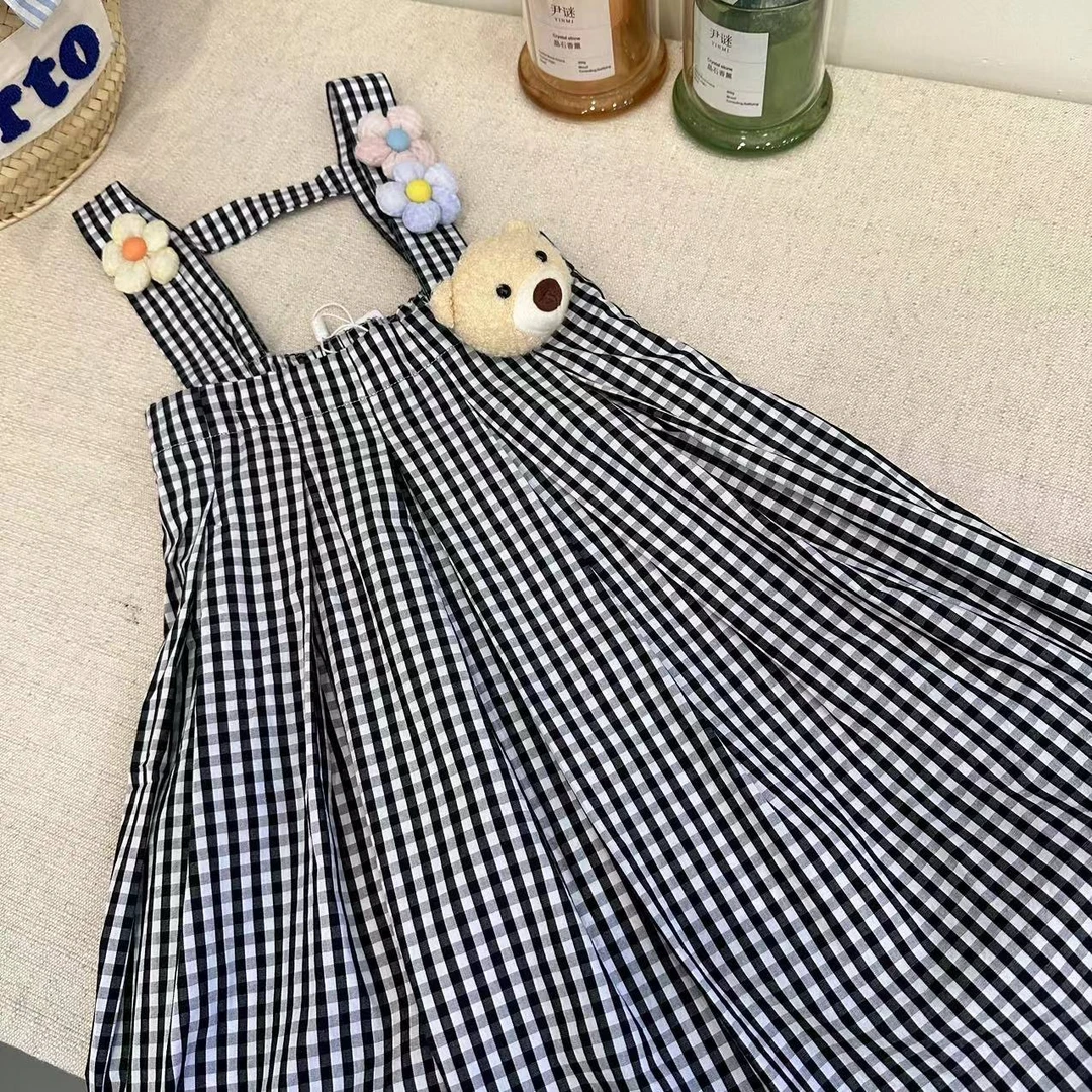 儿童B002122针织背带裙