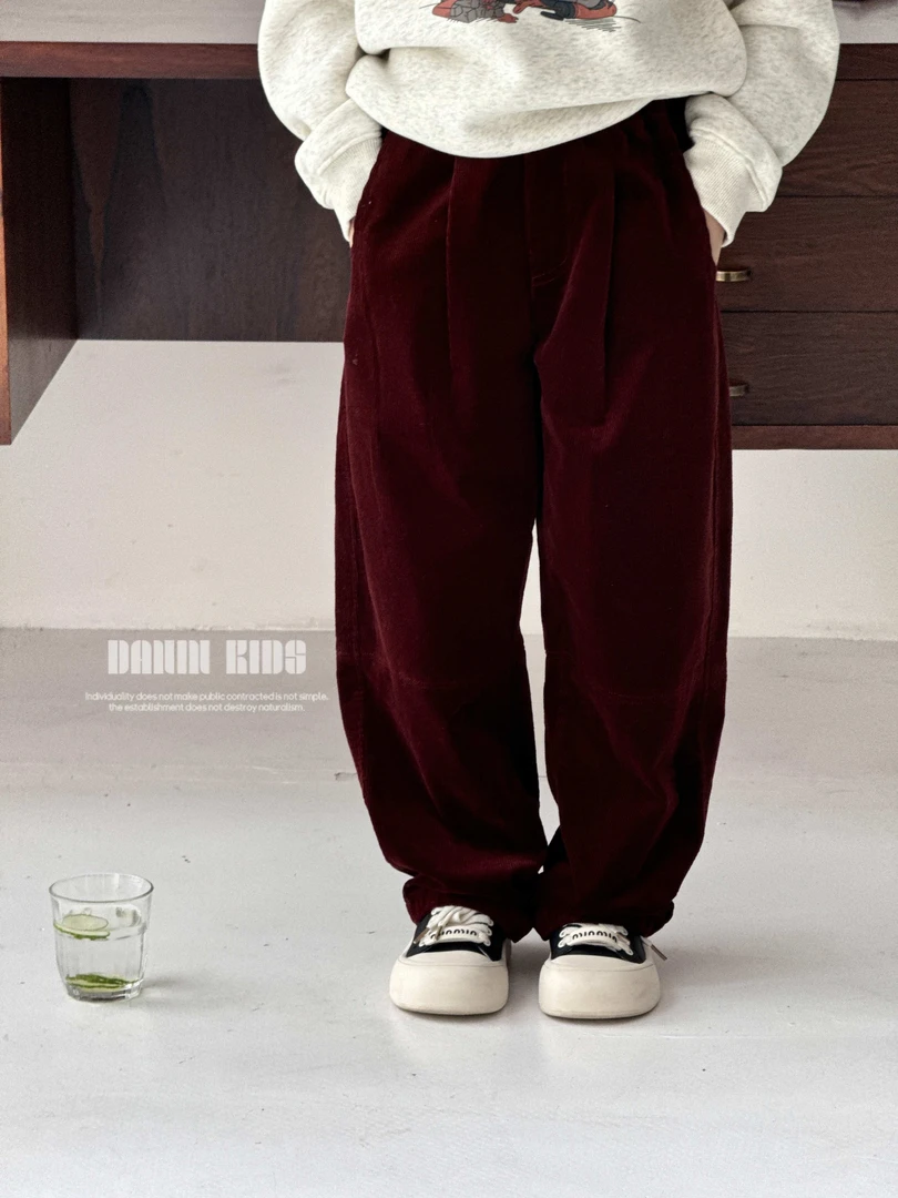 【嗒囜】女童冬季宽松休闲阔腿裤长裤显瘦高级感儿童韩版时尚休闲裤