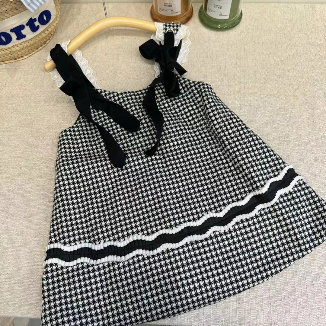 儿童C003701 女童梭织背带裙